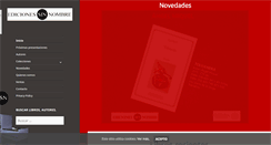 Desktop Screenshot of edicionessinnombre.com